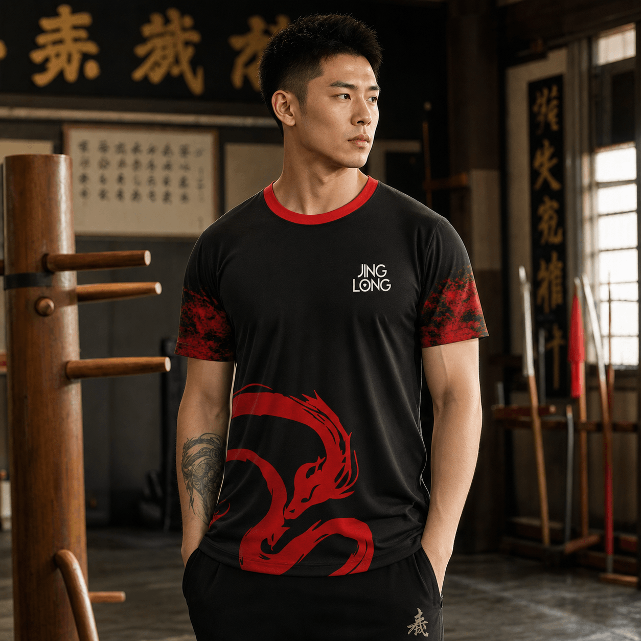 Camiseta Oficial Jing Long Martial Arts Academy