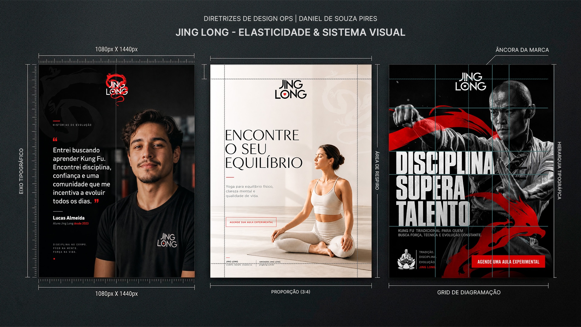 Grid para Redes Sociais da Jing Long
